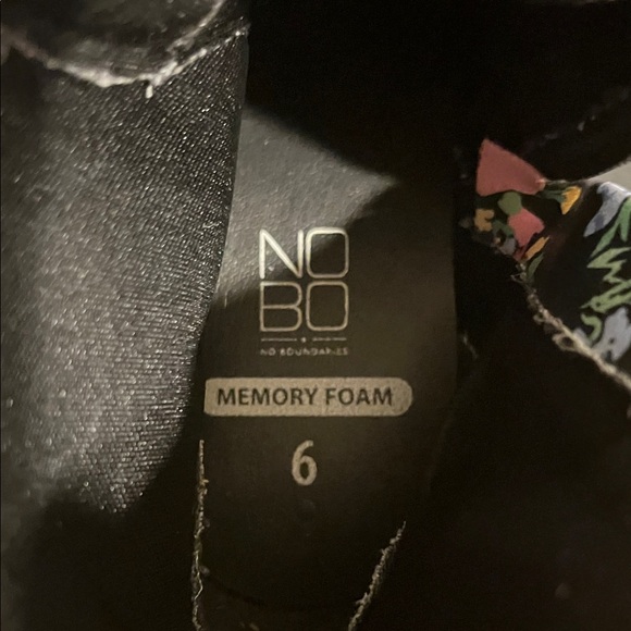 No Boundaries Black Floral Boots - Picture 8 of 8